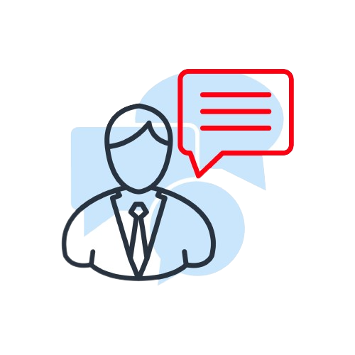 Online consulting icon logo representing digital consultancy services by Hycone Projects