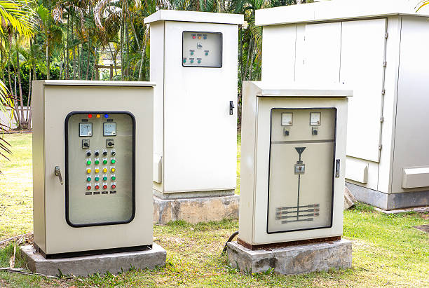 Weatherproof electrical panel for outdoor industrial installations – Hycone Projects
